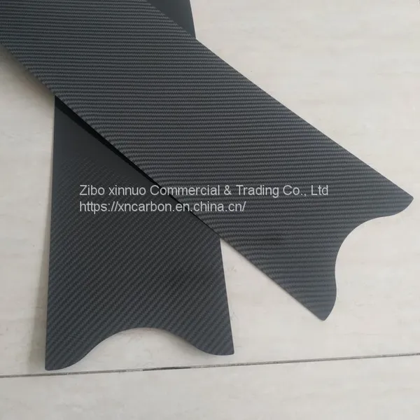Pure Carbon Fiber Freedive Fins Blade Carbon Free Diving Fins Blade With 3K Twill Weave and Fishing Tail photo-4