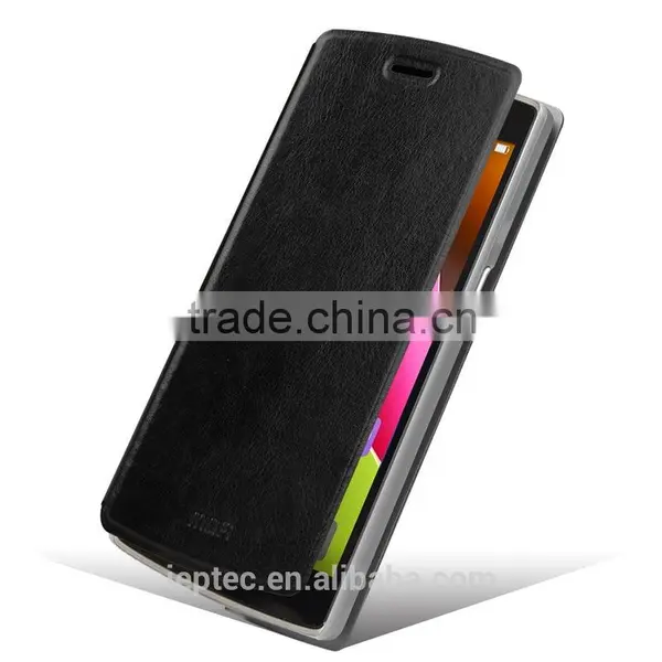 MOFi Original Phone Accessories Vintage PU Leather Flip Housing for OnePlus One, Celulares Back Cover Case for One Plus One photo-6