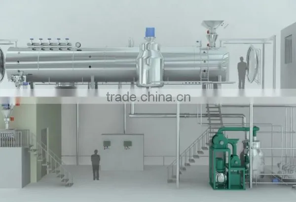 Vacuum Liquid Continuous Dryer For Hot Melt Adhesive