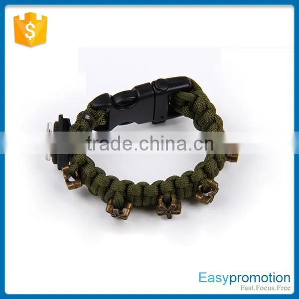 Outdoor Paracord Survival Braided Bracelet/hiking Paracord Survival Bracelet Wholesale photo-2