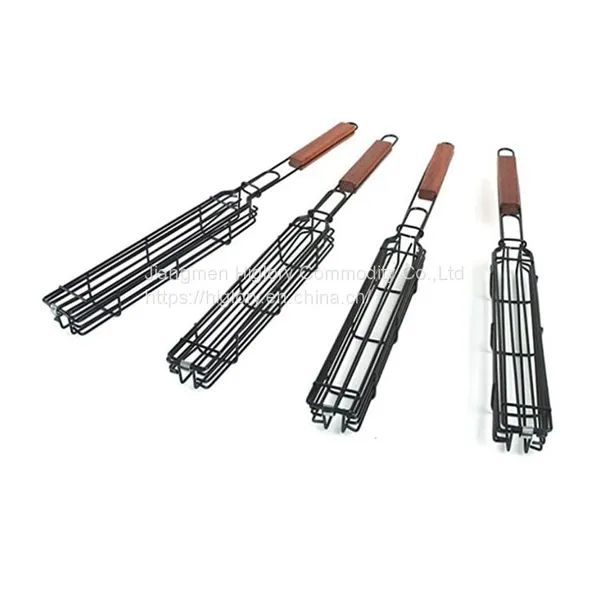 Nonstick Kabob Barbecue Baskets BBQ Food Holder Portable Grill Mesh for Meat Fish Vegetable BBQ Tools photo-2