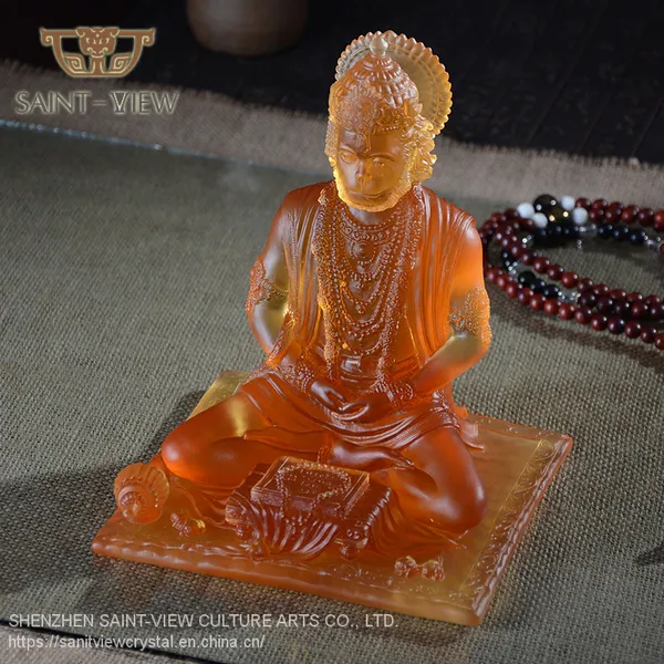 Factory Custom Production Lost-Wax Casting Crystal India God Religious Statue photo-4
