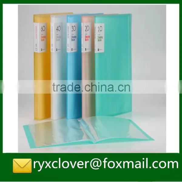 PP Stationery Office School 20 Clear Pockets A4 Paper Documents Display Book photo-2