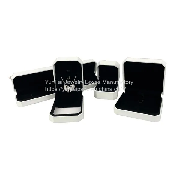 OCTAGONAL FLOWER LEATHER JEWELRY BOX photo-3