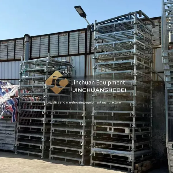 Jinchuan Customizable Stackable Pipe-inserted Stacking Racks, Easy to Assemble and Disassemble, Space-saving for Storage, Independent Layered Storage photo-4