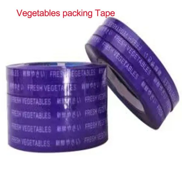 Purple Colors and Size Vegatables BOPP Packing Tapes for Packed photo-2