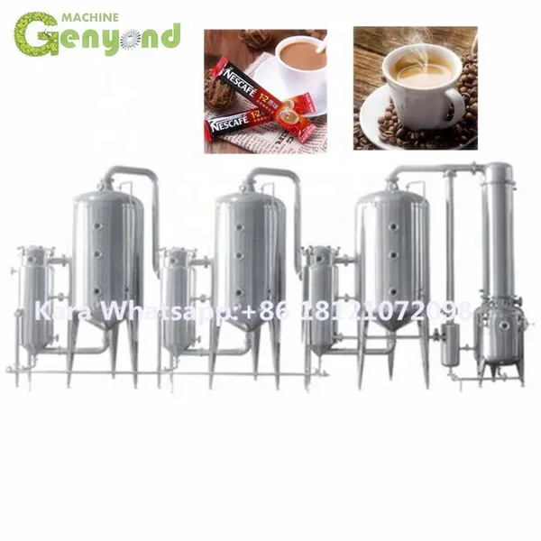 Shanghai Factory Spray Dried Instant Coffee Powder Freeze Dried Instant Granule Drying Machine Processing Plant Production Line photo-6
