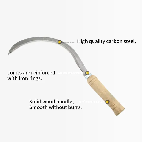Durable Crop Cutting Sickle for Grass and Crop Cutting for Bulk Trade Supply Bulk Purchase Solution for Manual Reaping and Weed Cutt photo-2