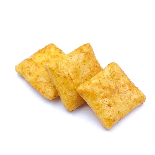 Innovative Non-fried Square Rice Snacks With Sweet Pineapple Teriyaki Seasoning for Private Label OEM Service photo-3