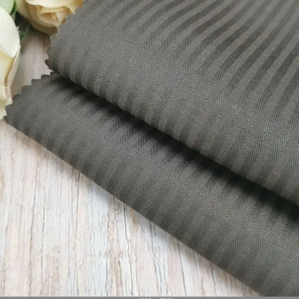 TC80/20 100DX45 110X76 58/60 HerringboneStripe Lining Pocketing Fabric for Suit Pants
