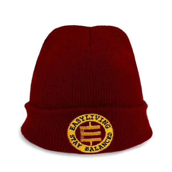 Cuffed Knit Beanies Custom Embroidered Patch Logo Winter Street Casual Hats photo-4