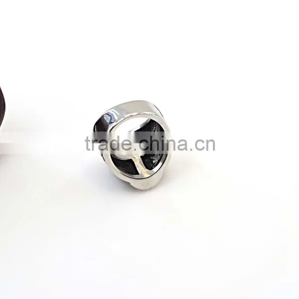 Newest Titanium Silver 316l Stainless Steel Rings for Men Skull Rings photo-4