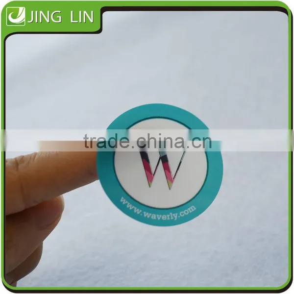 Customized Transparent Die Cut Small Round Logo Stickers photo-3