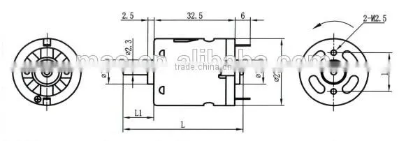27.5mm Diameter Brush Motor for Sex Machine photo-4