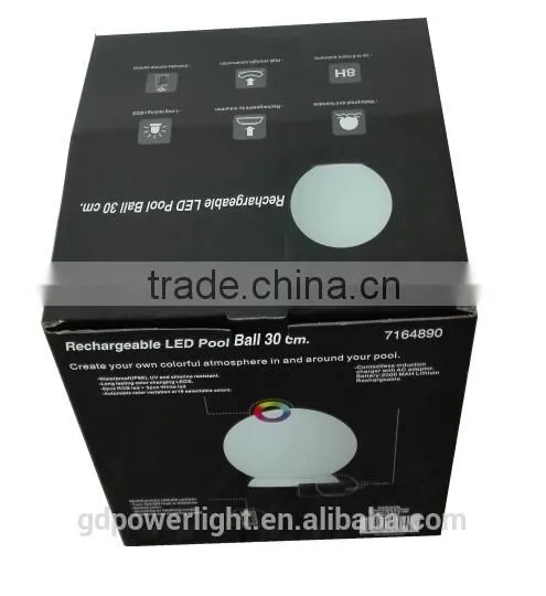 IP65 Rechargeable LED Ball 35cm With Remote Control YXF-350PA photo-3