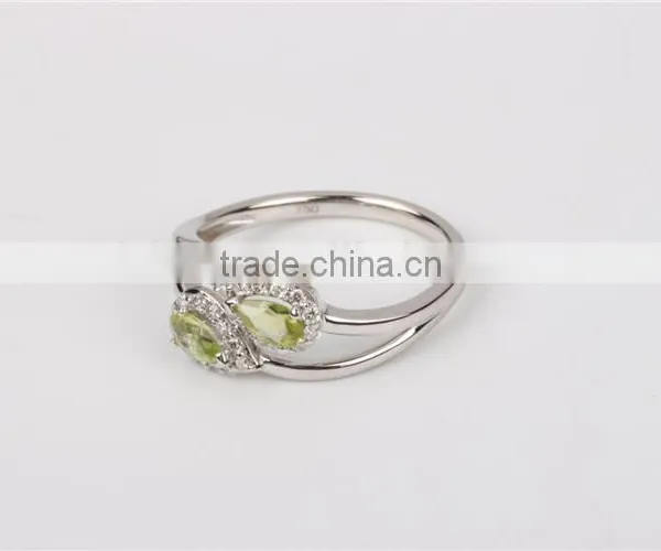 Custom Silver Big Stone Sample Wedding Ring Designs for Women photo-6
