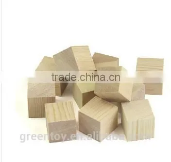 Blank Plain Wooden Blocks Made of Natural Hardwood, for Small and Large Diy Projects photo-2