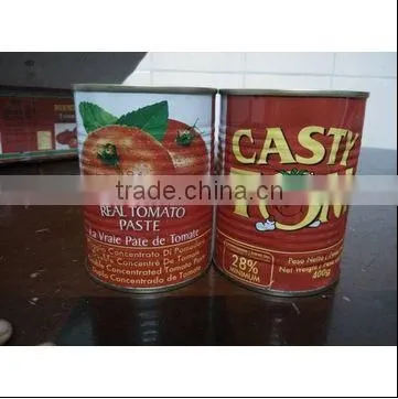 425*24tins Easy Open Lid With Brix 28-30% Canned Tomato Ketchup