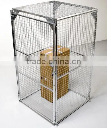 Folding Wire Mesh Container/ Stackable Storage Cage/ Metal Basket photo-4