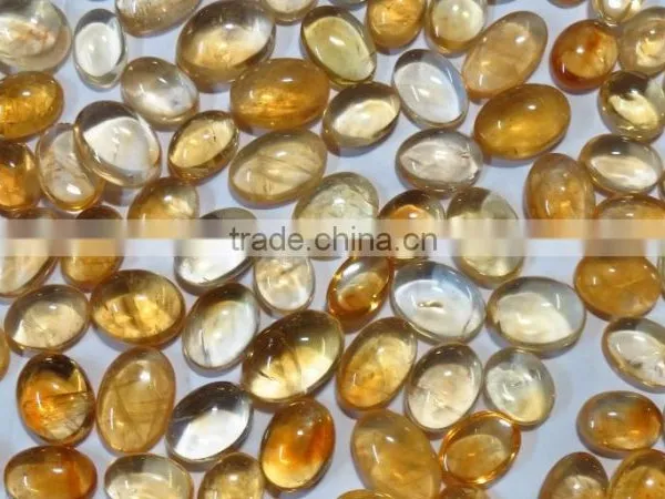 Natural UNHEATED UNDYED No Treatment CITRINE Gemstone Loose Cabochons photo-5