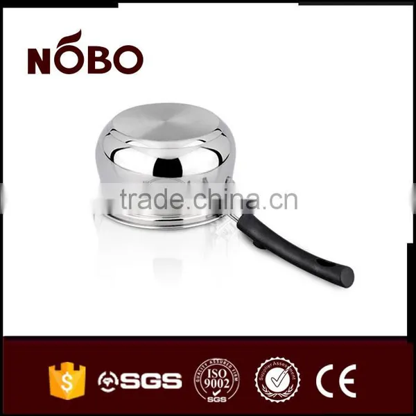 Wholesale Stainless Steel Milk Pot With Glass Lid photo-3