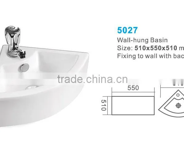 Wall Hung Basin and Sink for Hotel Bathroom Project photo-4