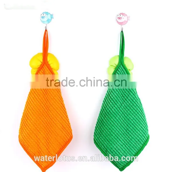 China Wholesale Microfiber Chenille Square Hand Towel, Washclotch for Home ,kitchen and Bathroom photo-3