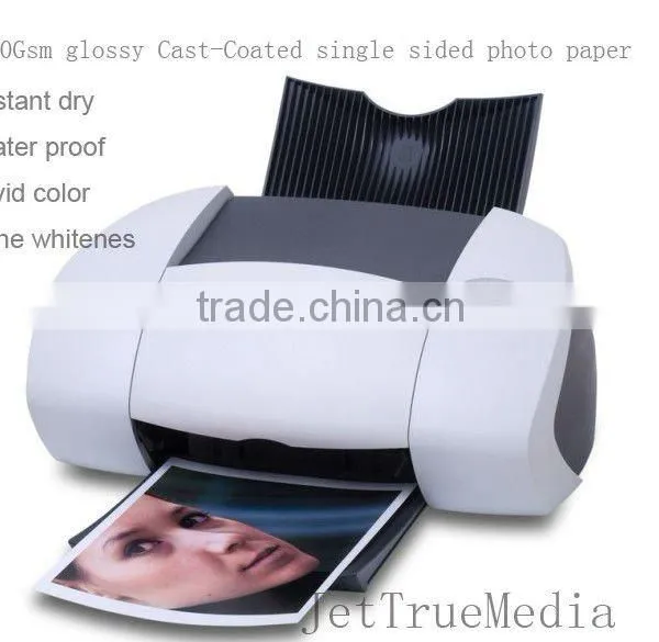 230Gsm Glossy Cast-Coated Single Sided Photo Paper
