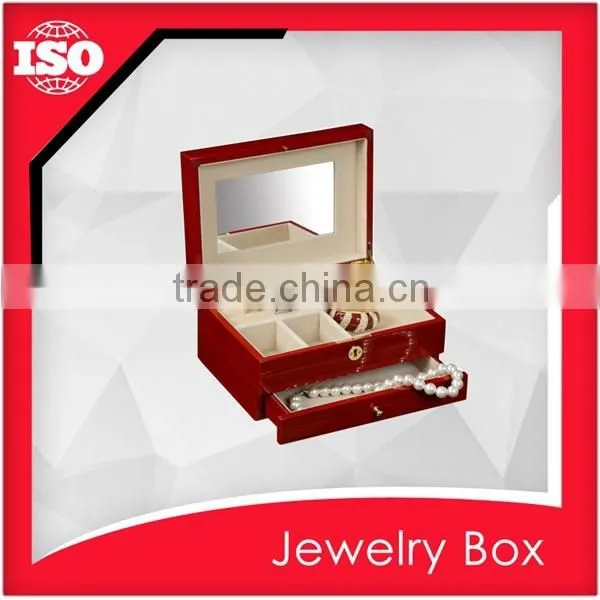 High-end Wooden Craft Packing Box With Mirror photo-6