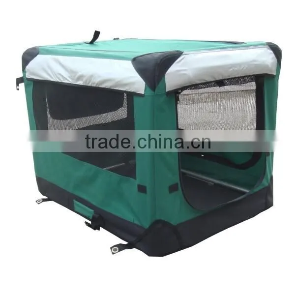 Foldable and Durable Animal Crate With Carrying Bag
