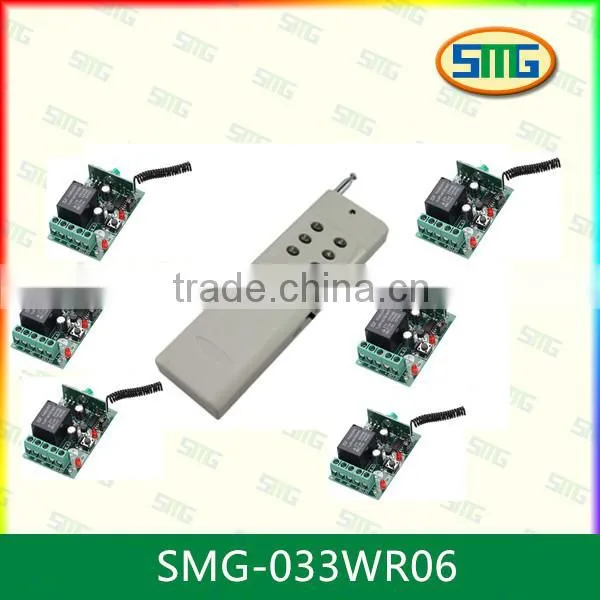 SMG-801 315/433mhz 6 in 1 Remote Control/1 Controller Pair 6 Pcs Remote Transmitter photo-6