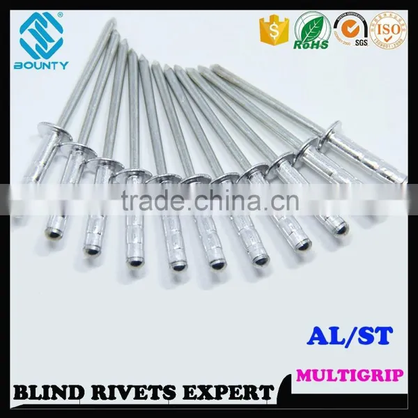 HIGH QUALITY FACTORY DOME HEAD A/S MULTI GRIP RIVETS photo-6