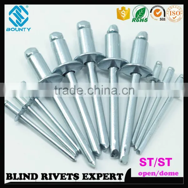 ISO 15980 STEEL BODY STEEL MANDREL CSK HEAD STEEL BLIND RIVETS photo-3
