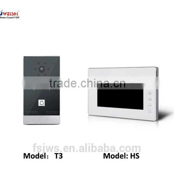 Wired T3HS Villa CMOS Cmera 7 Inch TFT LCD Screen Video Door Phone