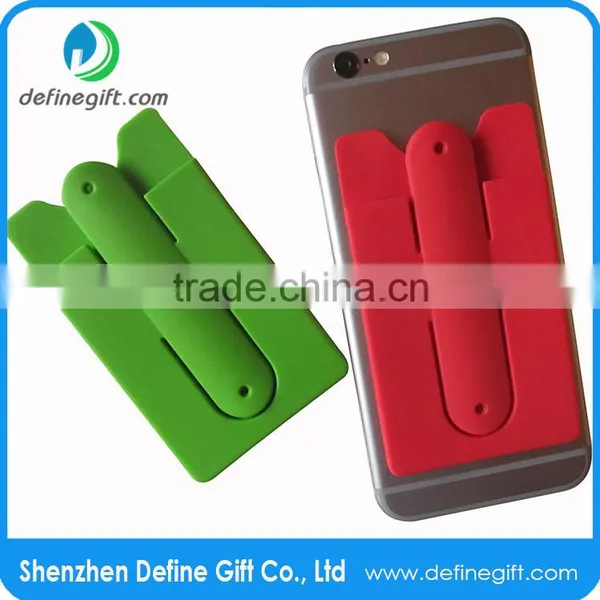 Silicone Credit Card Holder With Stand photo-4