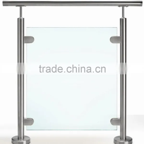 Stainless Steel Handrail Balustrade Post Glass Deck Railing Systems photo-4