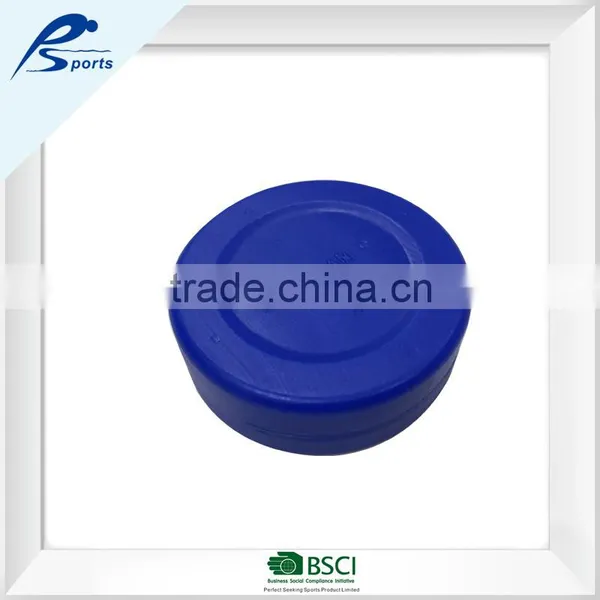 6 Colors Plastic Flat Hockey Ball photo-3