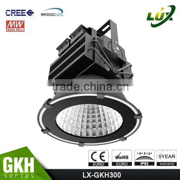 Sports Lights, Copper Heat Pipe Design, Meanwell Driver, 5 Years Warranty, CE ROHS Approved, 300W Industrial LED Lighting