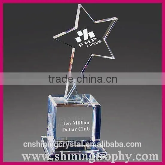 2015 Made in Xyer High Quality Cheap Wholesale Cheap Crystal Book Trophy