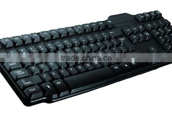 2.4GHz USB Full Black Ergonomic Wireless Keyboard for Android TV photo-2