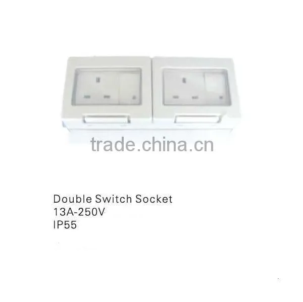 Waterproof Double Switch Socket