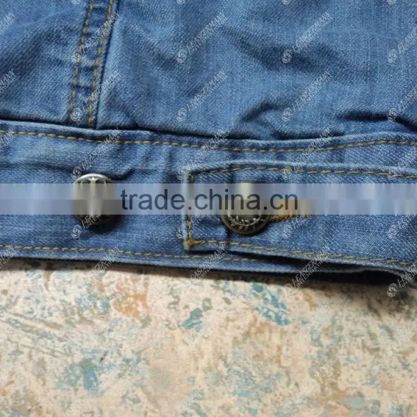 Denim Jacket With Fleece Fabric Sleeves and Inside 100% Original DuPont Kevlar photo-4