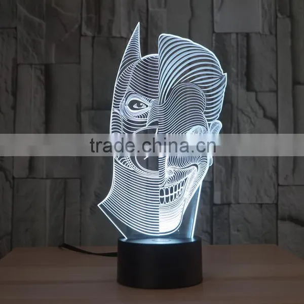 Double-faced Shape Led Night Light Lamp 3d Acrylic Illusion Table Touch Night Light for Children Kids Baby Led Lamp photo-6