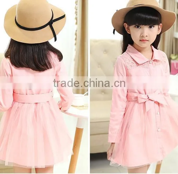 2015 Hot Sale Children Muslim Girl Dress Cotton t Shirt photo-2