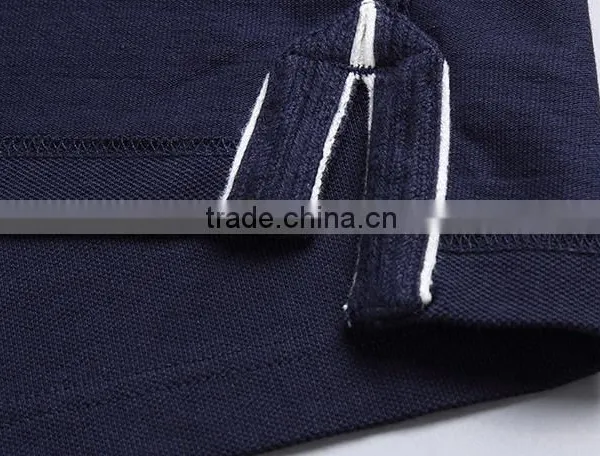 Wholesale China Mens Bulk Plain Color 100% Cotton Polo Shirts photo-5