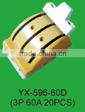 triple pole double throw porcelain Knife Switch