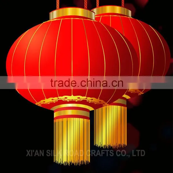 Red Color Chinese Silk Lantern for New Year Decoration photo-2