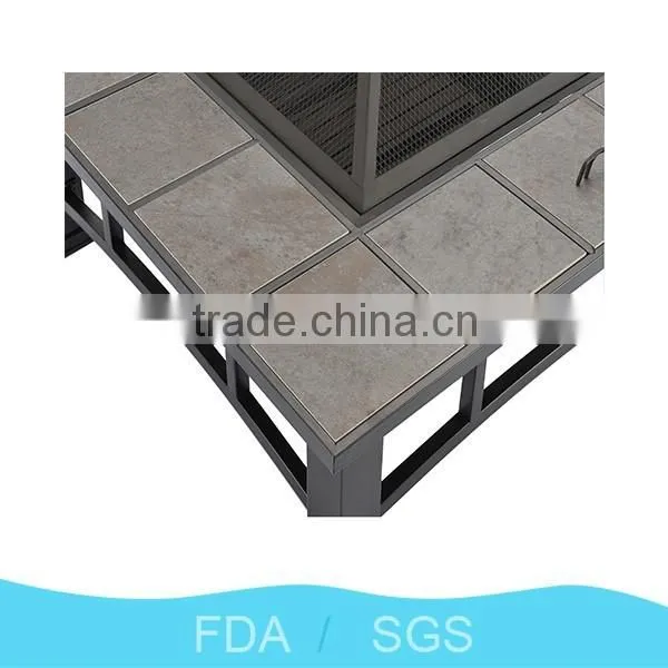Table Shaped Multi-function Garden Treasures Fire Pit Winter Wood Burning Fire Pit photo-3
