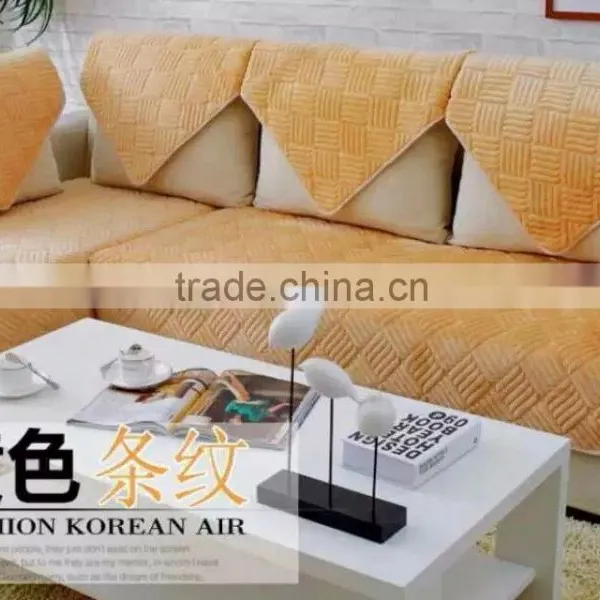 Embroidery Microfleece Sofa Cover photo-4