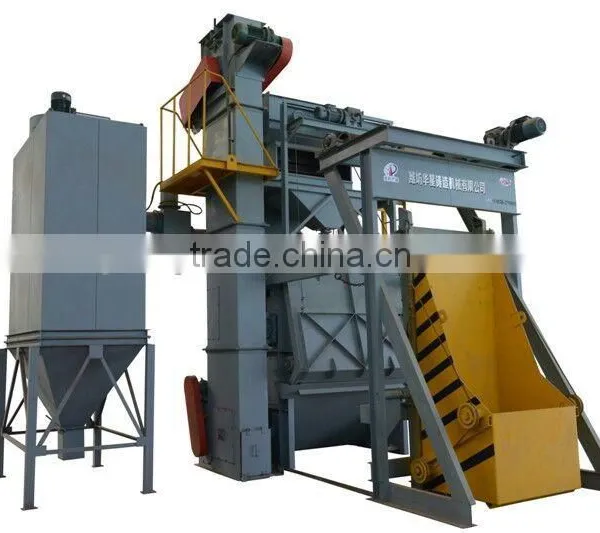 Rubber Belt Shot Polishing Machinery/sand Blasting Machine for Forging Burnishing /blasting Equipment photo-2